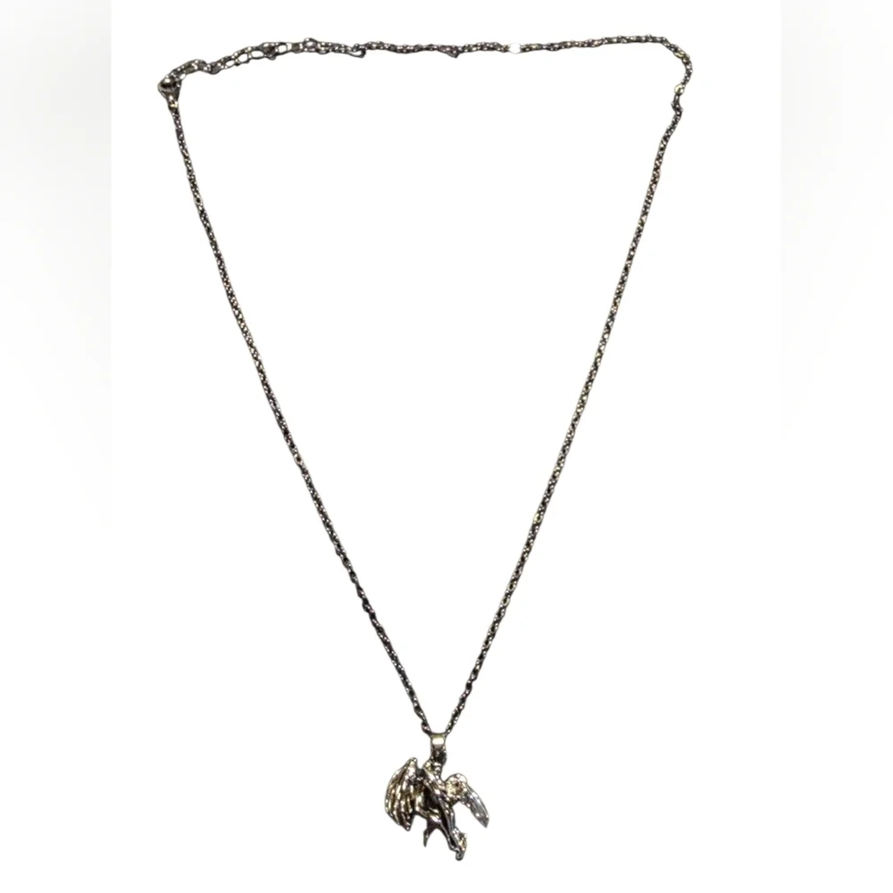 New Stainless Steel Hugging Angels Pendant - Picture 2 of 2